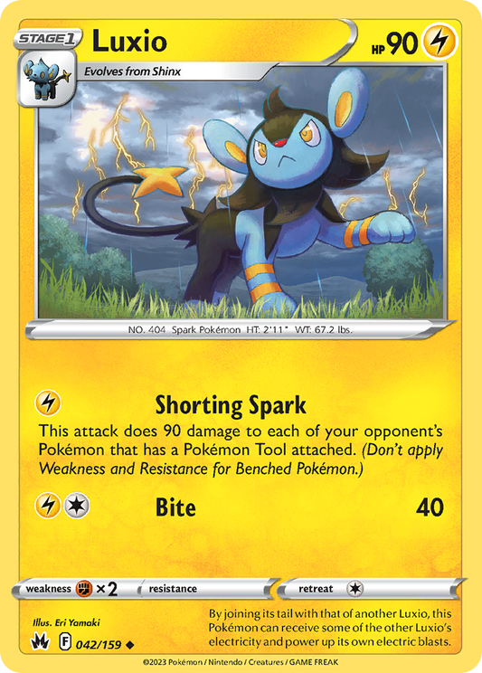 Luxio 042/159 Uncommon Crown Zenith