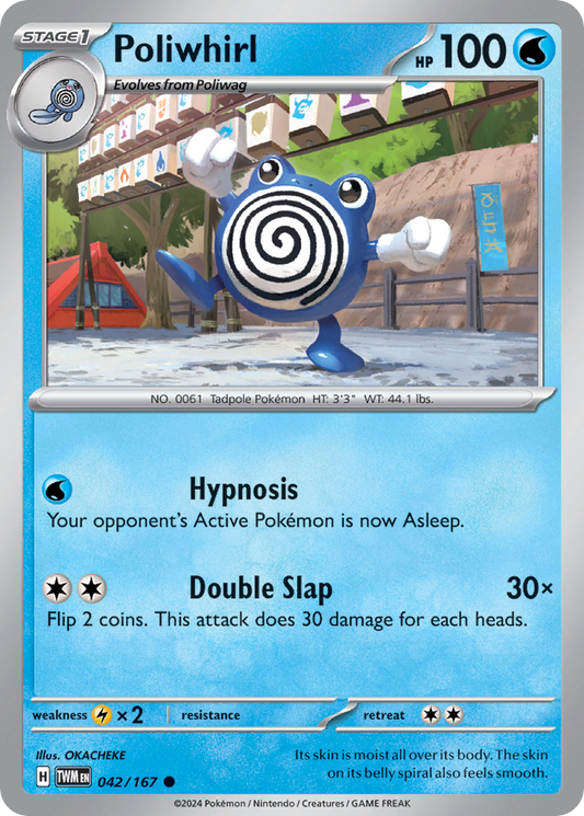 Poliwhirl 042/167 Common Twilight Masquerade