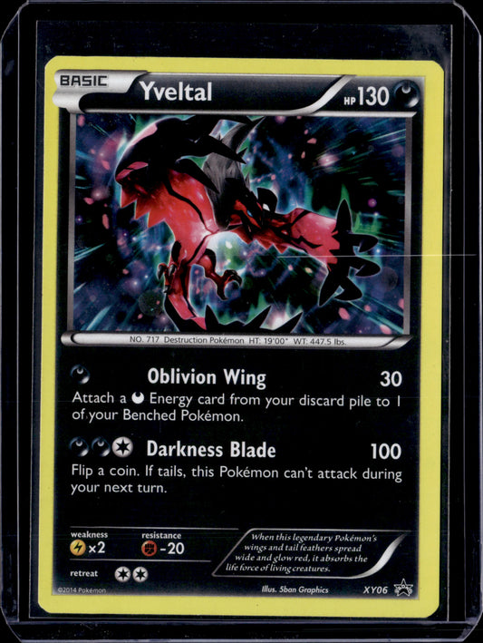 Yveltal - XY06 XY Promos #XY06 Holofoil Pokémon Card (front)