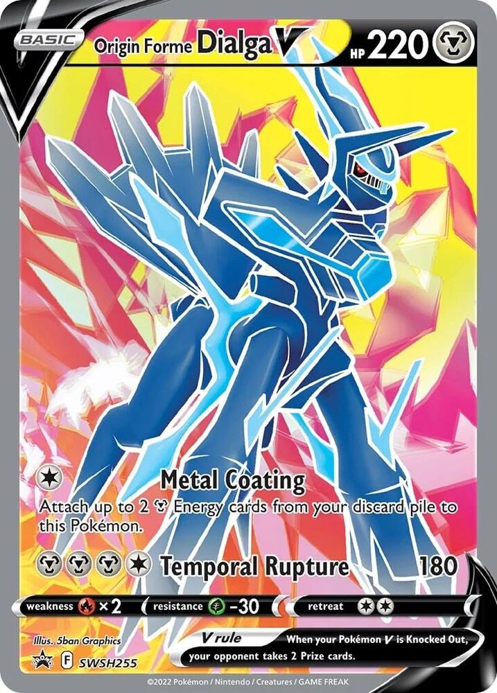 Origin Forme Dialga V - SWSH255 Promo SWSH: Sword & Shield Promo Cards