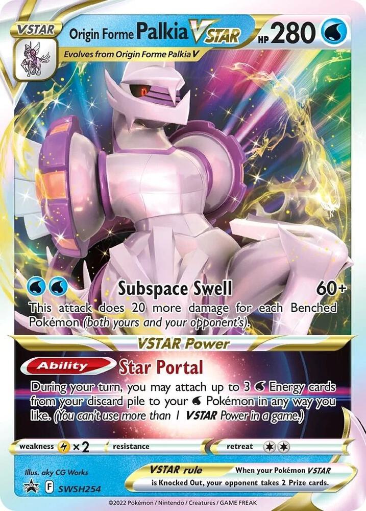 Origin Forme Palkia VSTAR - SWSH254 Promo SWSH: Sword & Shield Promo Cards