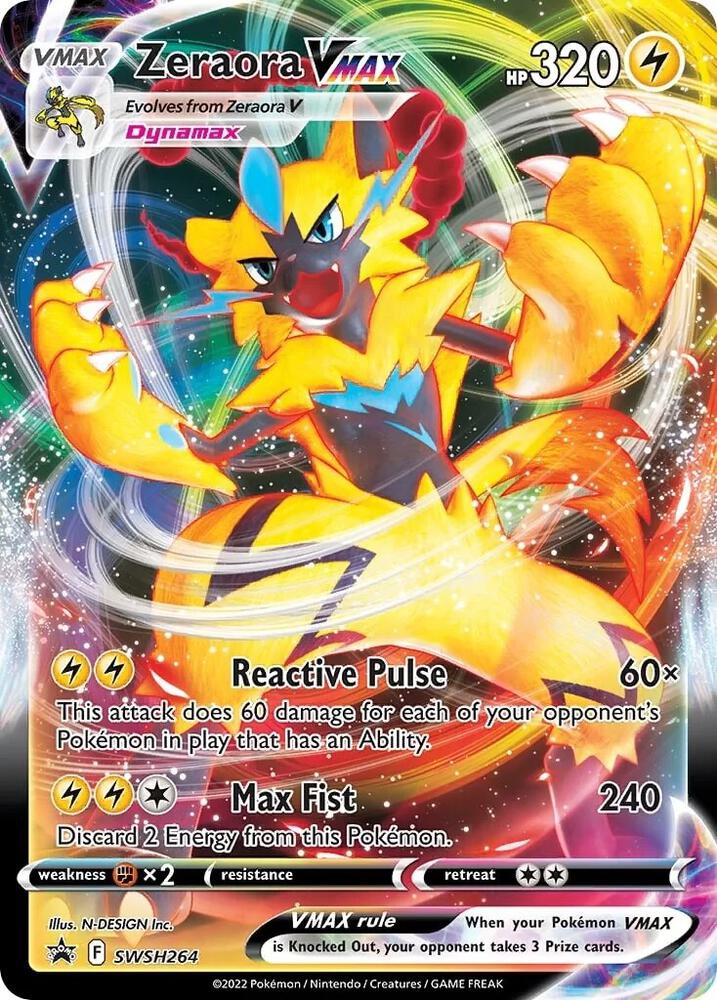 Zeraora VMAX - SWSH264 - SWSH264 Promo SWSH: Sword & Shield Promo Cards