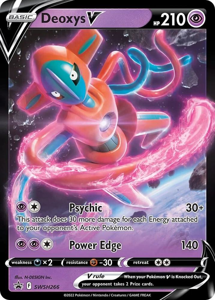 Deoxys V - SWSH266 - SWSH266 Promo SWSH: Sword & Shield Promo Cards