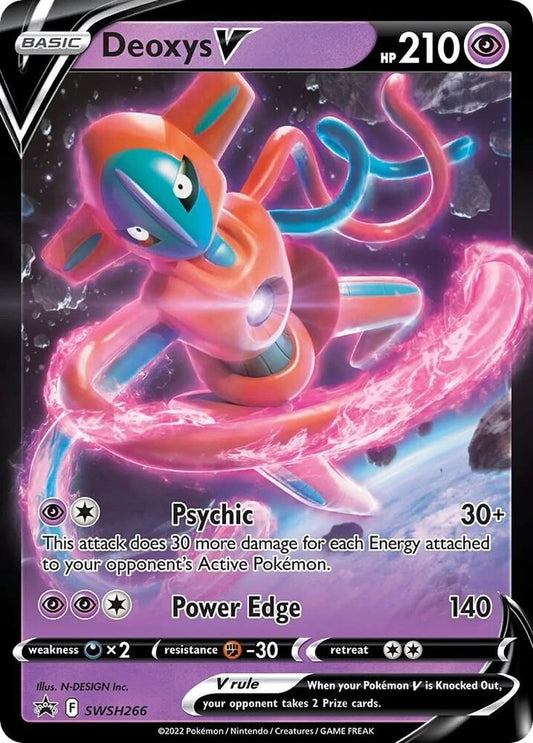 Deoxys V - SWSH266 - SWSH266 Promo SWSH: Sword & Shield Promo Cards