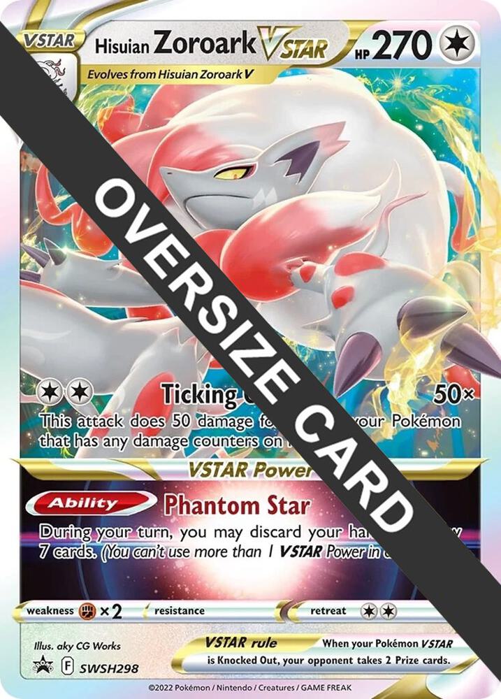 Hisuian Zoroark VSTAR - SWSH298 SWSH298 Promo Jumbo Cards Pokémon card