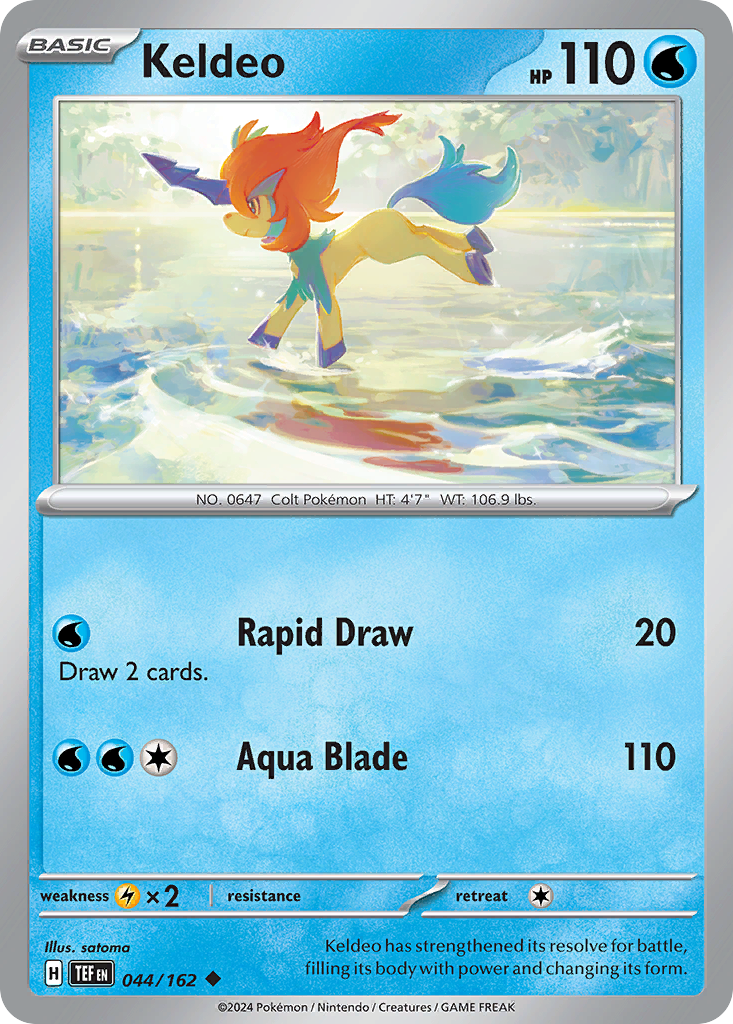 Keldeo 044/162 Uncommon Temporal Forces