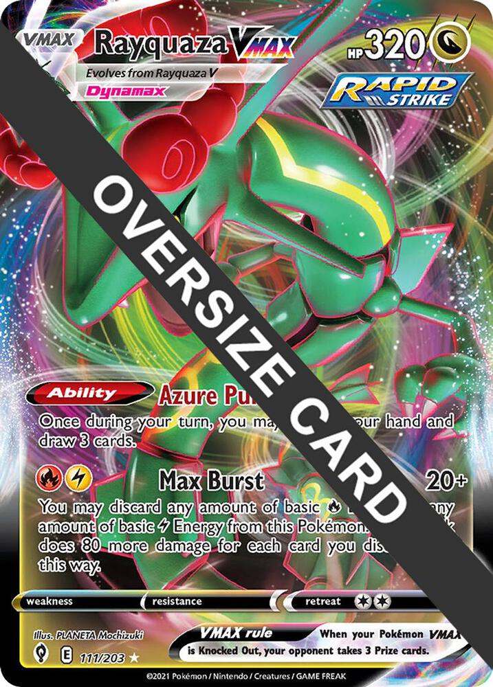 Rayquaza VMAX - 111/203 Promo Jumbo Cards