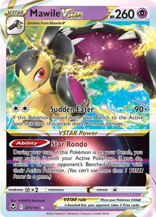 Mawile VSTAR 071/195 Ultra Rare Silver Tempest Pokémon card