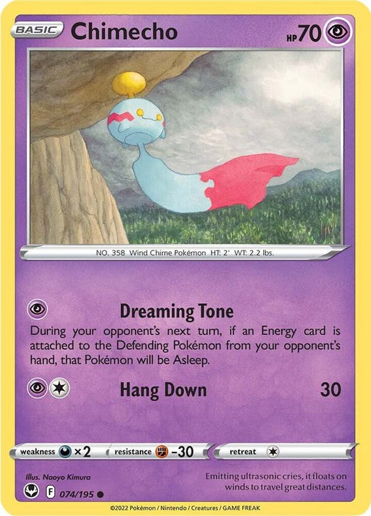 Chimecho 074/195 Common Silver Tempest Pokémon card