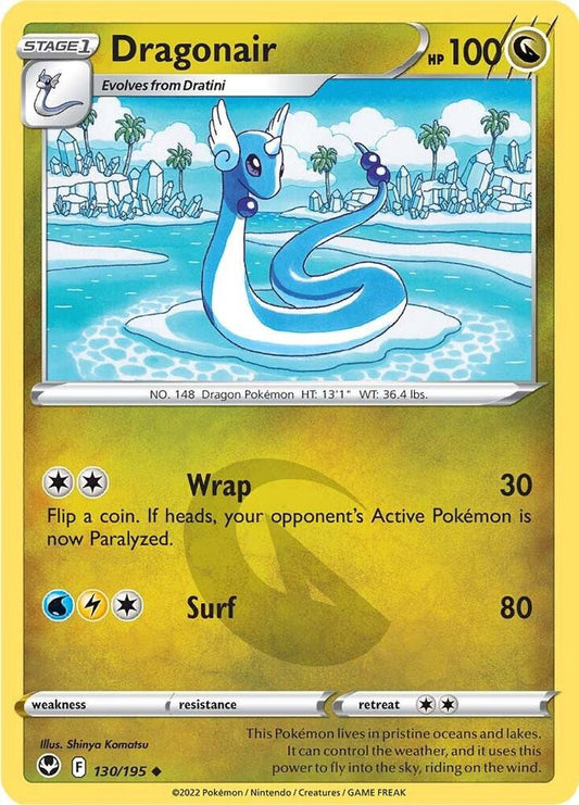 Dragonair 130/195 Uncommon Silver Tempest Pokémon card