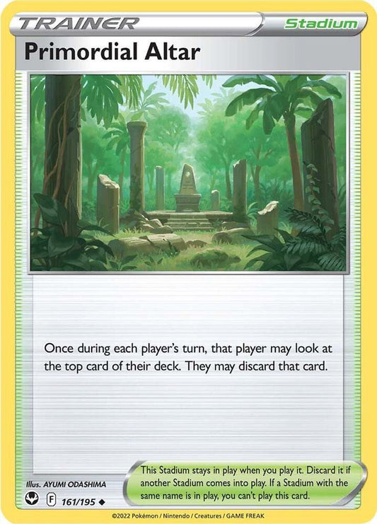 Primordial Altar 161/195 Uncommon Silver Tempest Pokémon card