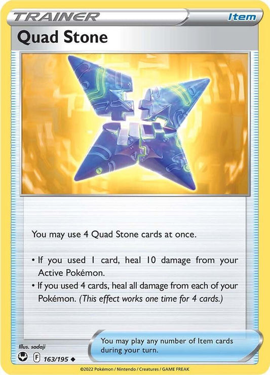 Quad Stone 163/195 Uncommon Silver Tempest Pokémon card