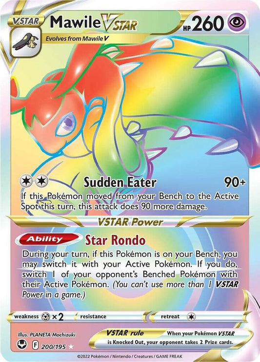 Mawile VSTAR (Secret) 200/195 Secret Rare Silver Tempest Pokémon card