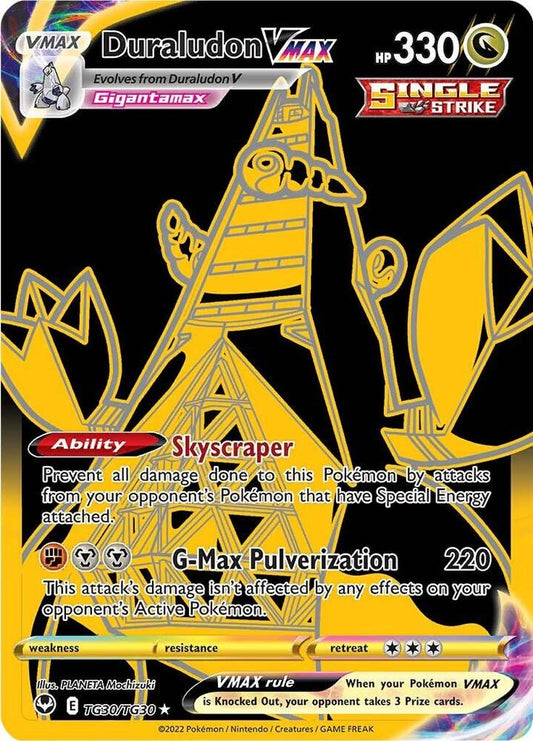 Duraludon VMAX (Secret) TG30/TG30 Secret Rare Silver Tempest Trainer Gallery Pokémon card