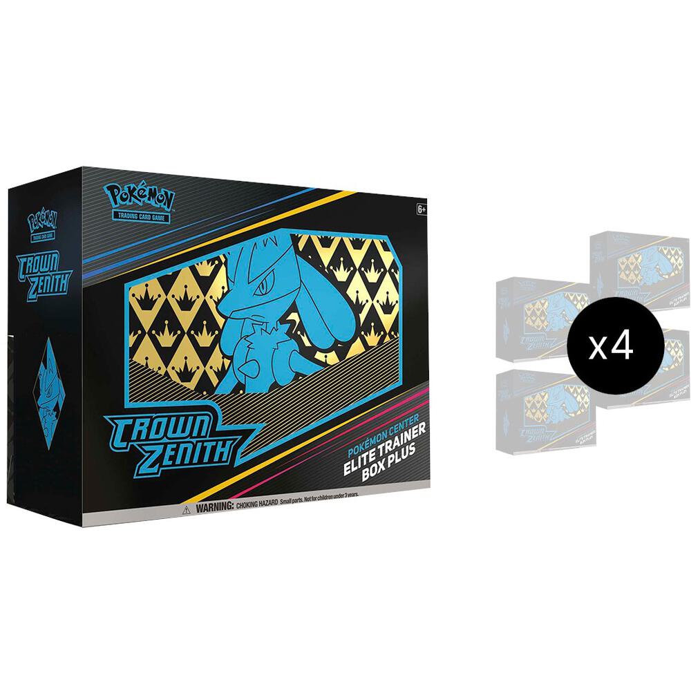 Crown Zenith Pokemon Center Elite Trainer Box Plus Case - Crown Zenith