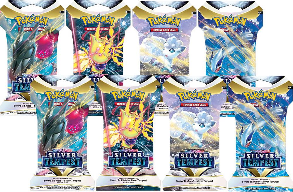 Silver Tempest Sleeved Booster Pack Bundle [Set of 8] Pokémon card