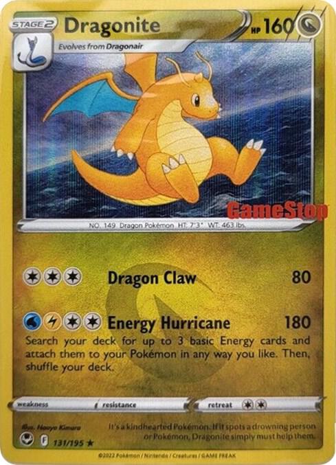 Dragonite - 131/195 (Gamestop Exclusive) 131/195 Promo Miscellaneous Cards & Products Pokémon card