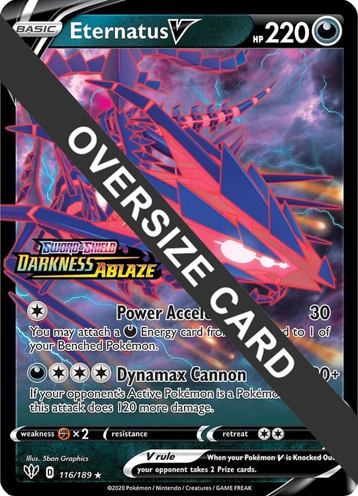 Eternatus V - 116/189 116/189 Promo Jumbo Cards Pokémon card