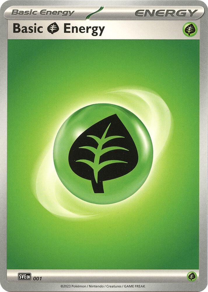 Basic Grass Energy - 001 Common SV01: Scarlet & Violet Base Set