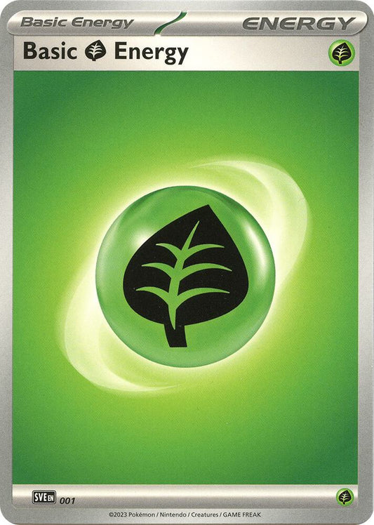 Basic Grass Energy - 001 Common SV01: Scarlet & Violet Base Set