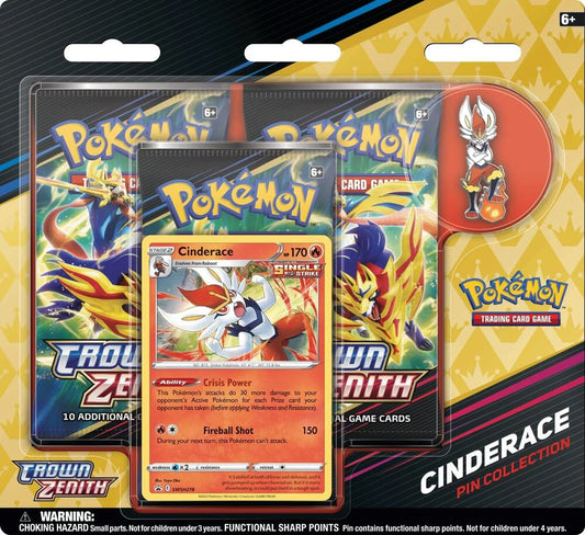 Crown Zenith Pin Collection [Cinderace] Pokémon card