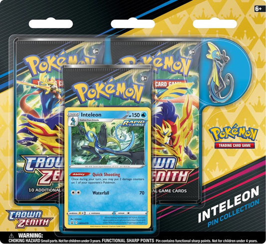 Crown Zenith Pin Collection [Inteleon] Pokémon card