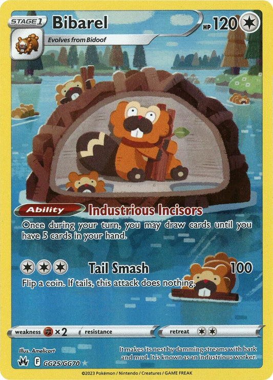 Bibarel - GG25/GG70 Ultra Rare Crown Zenith: Galarian Gallery