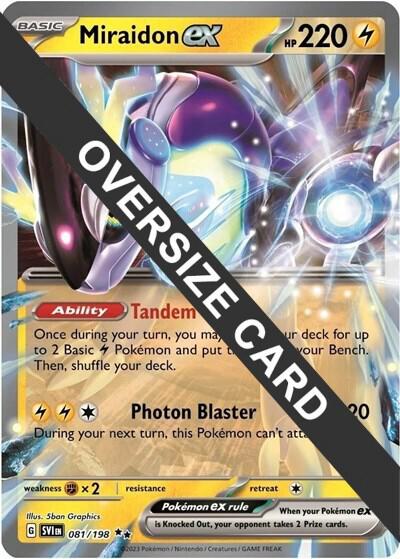 Miraidon ex 081/198 Ultra Rare Jumbo Cards Pokémon card