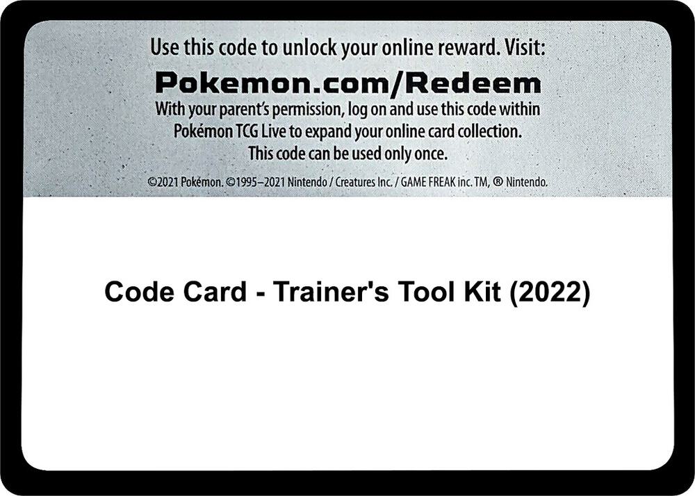 Code Card - Trainer's Tool Kit (2022) - Code Card Miscellaneous Cards & Products