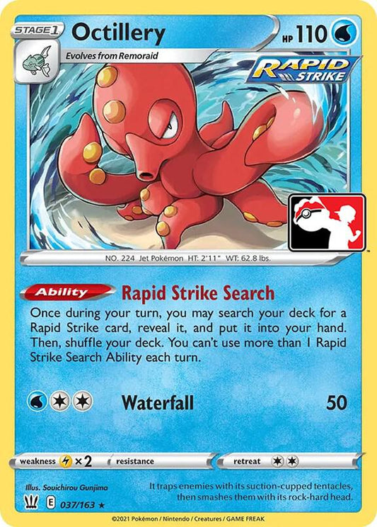 Octillery - 037/163 Rare Prize Pack Series Cards