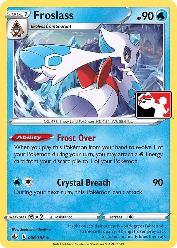 Froslass - 036/198 036/198 Rare Prize Pack Series Cards Pokémon card