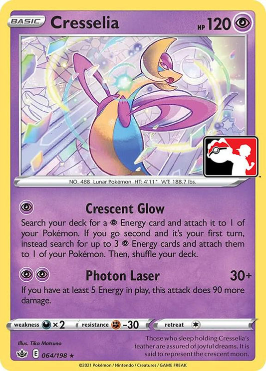 Cresselia 064/198 Rare Prize Pack Series Cards Pokémon card