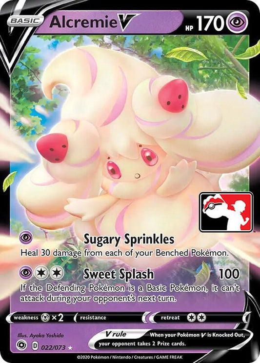 Alcremie V - 022/073 Ultra Rare Prize Pack Series Cards