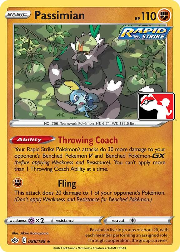 Passimian - 088/198 088/198 Rare Prize Pack Series Cards Pokémon card