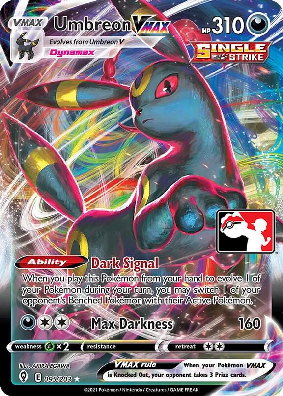 Umbreon VMAX - 095/203 095/203 Ultra Rare Prize Pack Series Cards Pokémon card