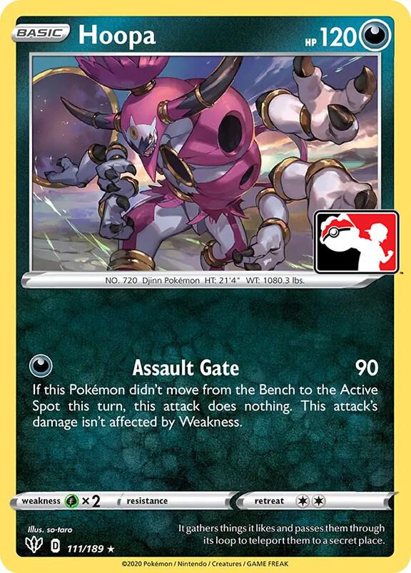 Hoopa - 111/189 111/189 Rare Prize Pack Series Cards Pokémon card