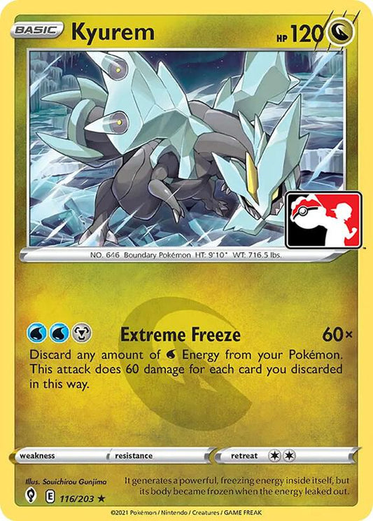 Kyurem - 116/203 Rare Prize Pack Series Cards