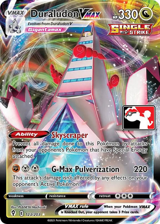 Duraludon VMAX - 123/203 Ultra Rare Prize Pack Series Cards