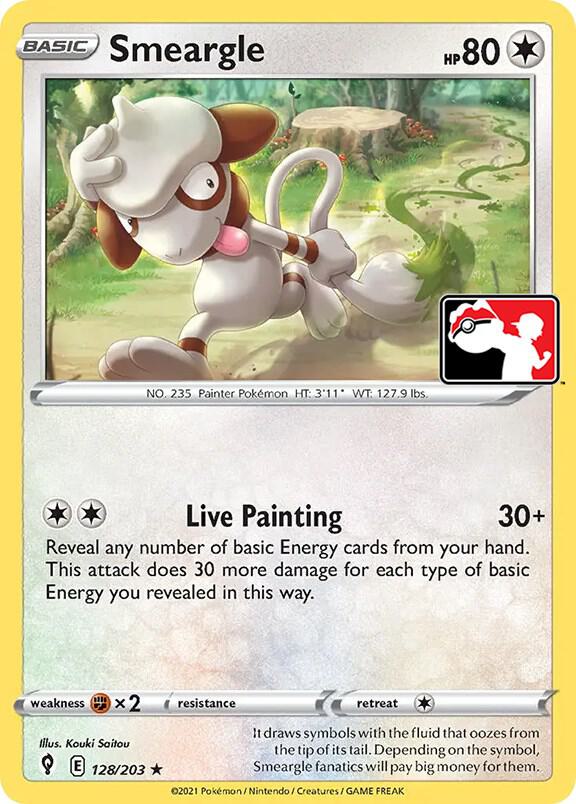 Smeargle - 128/203 128/203 Rare Prize Pack Series Cards Pokémon card