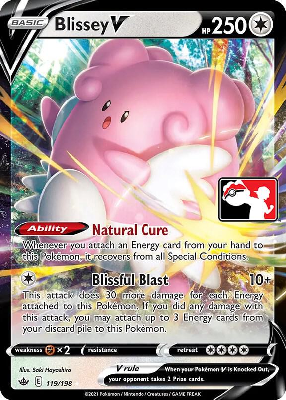 Blissey V - 119/198 119/198 Ultra Rare Prize Pack Series Cards Pokémon card