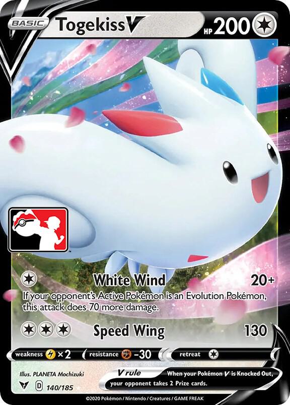 Togekiss V - 140/185 140/185 Ultra Rare Prize Pack Series Cards Pokémon card