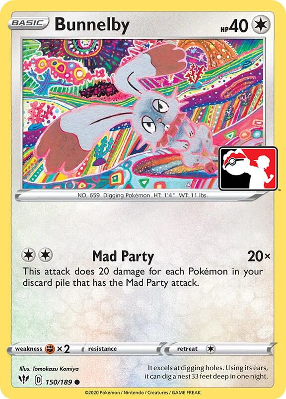 Bunnelby - 150/189 150/189 Common Prize Pack Series Cards Pokémon card