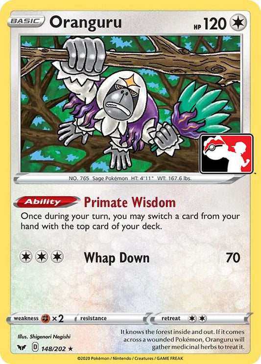 Oranguru - 148/202 Rare Prize Pack Series Cards