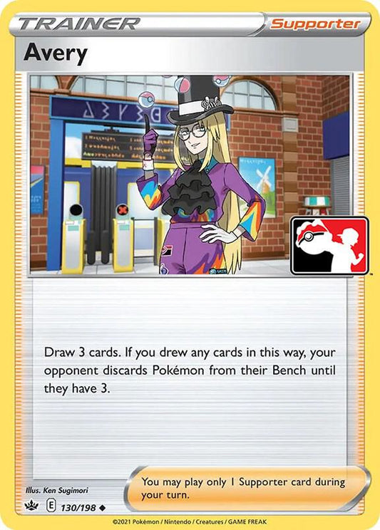 Avery 130/198 Uncommon Prize Pack Series Cards Pokémon card