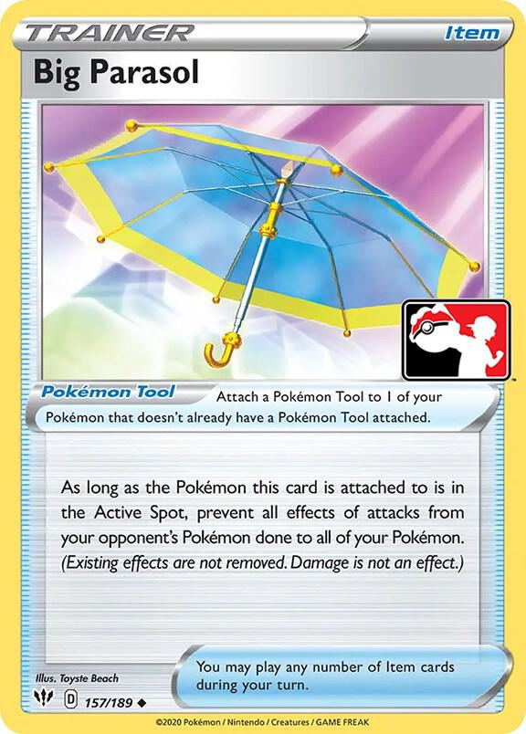 Big Parasol - 157/189 157/189 Uncommon Prize Pack Series Cards Pokémon card