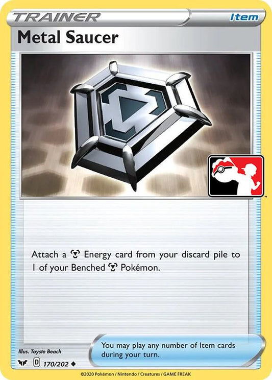 Metal Saucer - 170/202 Uncommon Prize Pack Series Cards