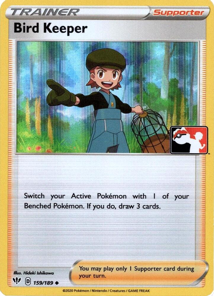 Bird Keeper - 159/189 159/189 Uncommon Prize Pack Series Cards Pokémon card