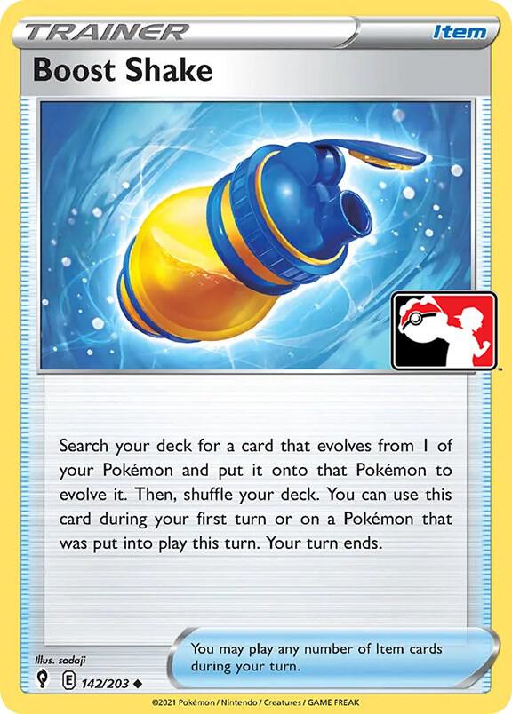 Boost Shake - 142/203 142/203 Uncommon Prize Pack Series Cards Pokémon card