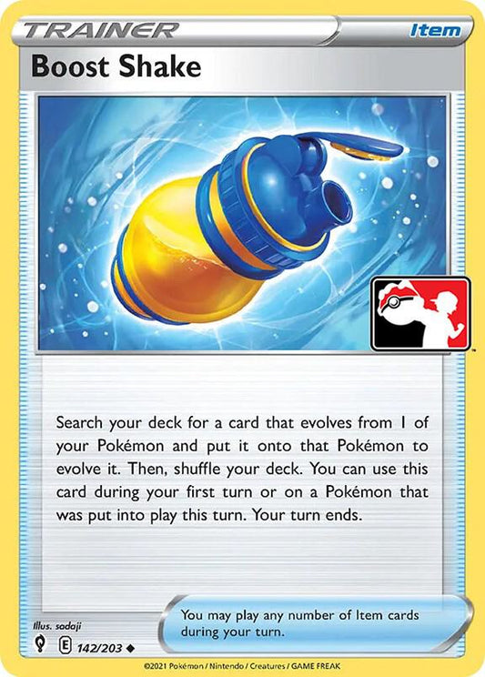 Boost Shake 142/203 Uncommon Prize Pack Series Cards Pokémon card