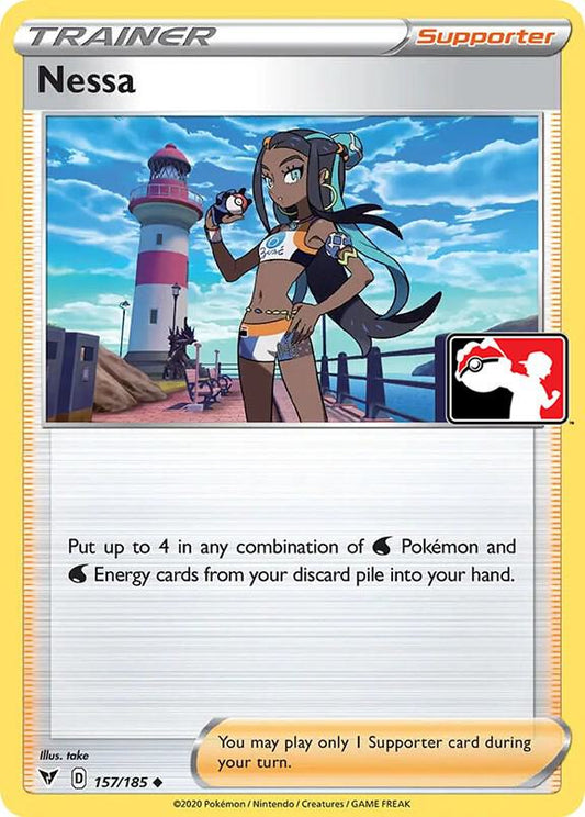 Nessa 157/185 Uncommon Prize Pack Series Cards Pokémon card